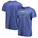Orlando Magic Fanatics Branded Distressed Logo Shadow Washed T-Shirt - Royal
