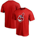 Cleveland Indians Fanatics Branded Big & Tall Primary Logo T-Shirt - Red