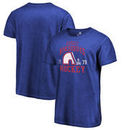 Quebec Nordiques Fanatics Branded Vintage Collection Old Favorite Shadow Washed T-Shirt - Royal