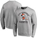 San Francisco Giants Fanatics Branded Disney MLB Tradition Pullover Sweatshirt - Heathered Gray