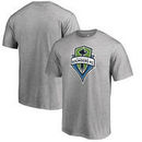 Seattle Sounders FC Fanatics Branded Primary Logo T-Shirt - Heathered Gray
