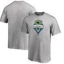 Seattle Sounders FC Fanatics Branded Youth Primary Logo T-Shirt - Heathered Gray