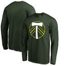 Portland Timbers Fanatics Branded Primary Logo Long Sleeve T-Shirt - Green