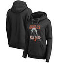 Baltimore Orioles Fanatics Branded Women's Roll Deep with the Empire Pullover Hoodie - Black
