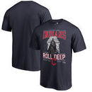 Cleveland Indians Fanatics Branded Roll Deep with the Empire T-Shirt - Navy