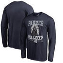 San Diego Padres Fanatics Branded Roll Deep with the Empire Long Sleeve T-Shirt - Navy