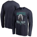 Seattle Mariners Fanatics Branded Roll Deep with the Empire Long Sleeve T-Shirt - Navy