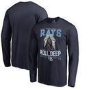 Tampa Bay Rays Fanatics Branded Roll Deep with the Empire Long Sleeve T-Shirt - Navy