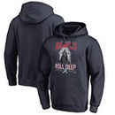 Atlanta Braves Fanatics Branded Roll Deep with the Empire Pullover Hoodie - Navy