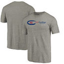 USA Curling Fanatics Branded Primary Logo Tri-Blend T-Shirt - Gray