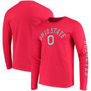 Ohio State Buckeyes Distressed Arch Over Logo 2 Hit Long Sleeve T-Shirt – Scarlet