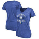 Dallas Mavericks Fanatics Branded Women's Star Wars Empire Tri-Blend T-Shirt - Royal