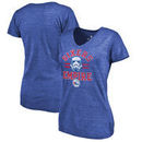 Philadelphia 76ers Fanatics Branded Women's Star Wars Empire Tri-Blend T-Shirt - Royal
