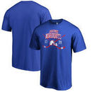 Quebec Nordiques Fanatics Branded Vintage Collection Line Shift Big and Tall T-Shirt - Blue
