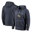 West Virginia Mountaineers Fanatics Branded Vault Arch Over Logo Shadow Washed Pullover Hoodie - Navy