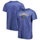 Delaware Fightin' Blue Hens Fanatics Branded Vault Arch Over Logo Shadow Washed T-Shirt - Royal