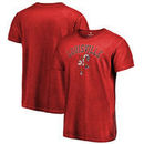Louisville Cardinals Fanatics Branded Vault Arch Over Logo Shadow Washed T-Shirt - Red
