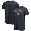Montana State Bobcats Fanatics Branded Vault Arch Over Logo Shadow Washed T-Shirt - Navy