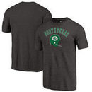North Texas Mean Green Fanatics Branded Vault Arch Over Logo Tri-Blend T-Shirt - Black
