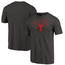 Texas Tech Red Raiders Fanatics Branded Vault Arch Over Logo Tri-Blend T-Shirt - Black