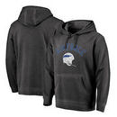 Air Force Falcons Fanatics Branded Vault Arch Over Logo Shadow Washed Pullover Hoodie - Black