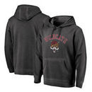 Central Washington Wildcats Fanatics Branded Vault Arch Over Logo Shadow Washed Pullover Hoodie - Black