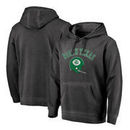 North Texas Mean Green Fanatics Branded Vault Arch Over Logo Shadow Washed Pullover Hoodie - Black