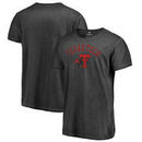 Texas Tech Red Raiders Fanatics Branded Vault Arch Over Logo Shadow Washed T-Shirt - Black