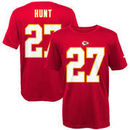 Kareem Hunt Kansas City Chiefs Nike Youth Color Rush Player Pride Name & Number T-Shirt - Red