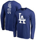 Yasiel Puig Los Angeles Dodgers Fanatics Branded Backer Long Sleeve T-Shirt – Royal