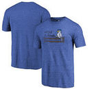 Mid. Tenn. St. Blue Raiders Fanatics Branded College Vault Primary Logo Tri-Blend T-Shirt - Royal