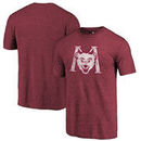 Montana Grizzlies Fanatics Branded College Vault Primary Logo Tri-Blend T-Shirt - Garnet