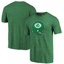 North Texas Mean Green Fanatics Branded College Vault Primary Logo Tri-Blend T-Shirt - Green