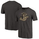 Vanderbilt Commodores Fanatics Branded College Vault Primary Logo Tri-Blend T-Shirt - Black