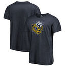Michigan Wolverines Fanatics Branded College Vault Primary Logo Shadow Washed T-Shirt - Navy