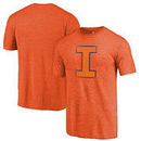 Illinois Fighting Illini Fanatics Branded College Vault Primary Logo Tri-Blend T-Shirt - Orange