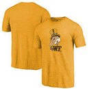 Wake Forest Demon Deacons Fanatics Branded College Vault Primary Logo Tri-Blend T-Shirt - Gold