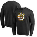 Boston Bruins Fanatics Branded Primary Team Logo Pullover Sweatshirt – Black