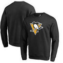 Pittsburgh Penguins Fanatics Branded Primary Team Logo Pullover Sweatshirt – Black