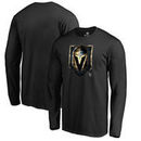 Vegas Golden Knights Fanatics Branded Midnight Mascot Long Sleeve T-Shirt - Black