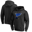 St. Louis Blues Fanatics Branded Primary Midnight Mascot Pullover Hoodie – Black