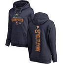 Houston Astros Fanatics Branded Women's 2017 World Series Champions Full Count Personalized Pullover Hoodie - Navy