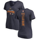 Houston Astros Fanatics Branded Women's 2017 World Series Champions Full Count Personalized T-Shirt - Navy