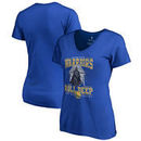 Golden State Warriors Fanatics Branded Women's Star Wars Roll Deep with the Empire V-Neck T-Shirt - Royal