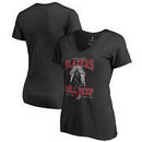 Portland Trail Blazers Fanatics Branded Women's Star Wars Roll Deep with the Empire V-Neck T-Shirt - Black