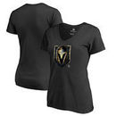 Vegas Golden Knights Fanatics Branded Women's Midnight Mascot V-Neck T-Shirt – Black
