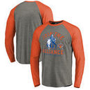 New York Knicks Fanatics Branded Star Wars Alliance Tri-Blend Long Sleeve T-Shirt - Heathered Gray