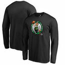 Boston Celtics Fanatics Branded Midnight Mascot Long Sleeve T-Shirt - Black