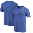 Mid. Tenn. St. Blue Raiders Fanatics Branded College Vault Left Chest Distressed Tri-Blend T-Shirt - Royal