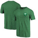 North Texas Mean Green Fanatics Branded College Vault Left Chest Distressed Tri-Blend T-Shirt - Green